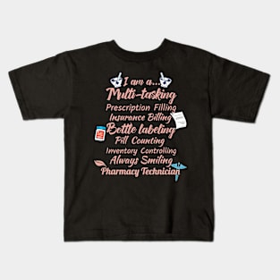 Pharmacists Gift Pharmacy Tech Medical Student  Print Kids T-Shirt